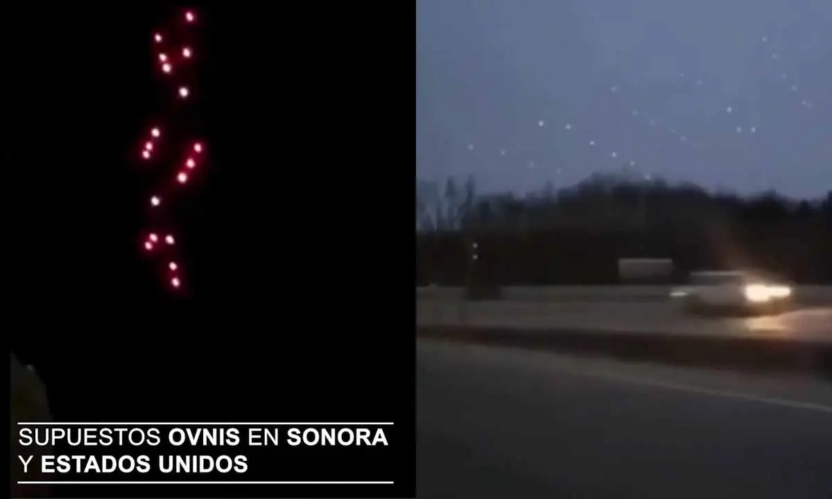 VIDEOS: Impacta supuesta aparición de OVNIS en Sonora y Estados Unidos