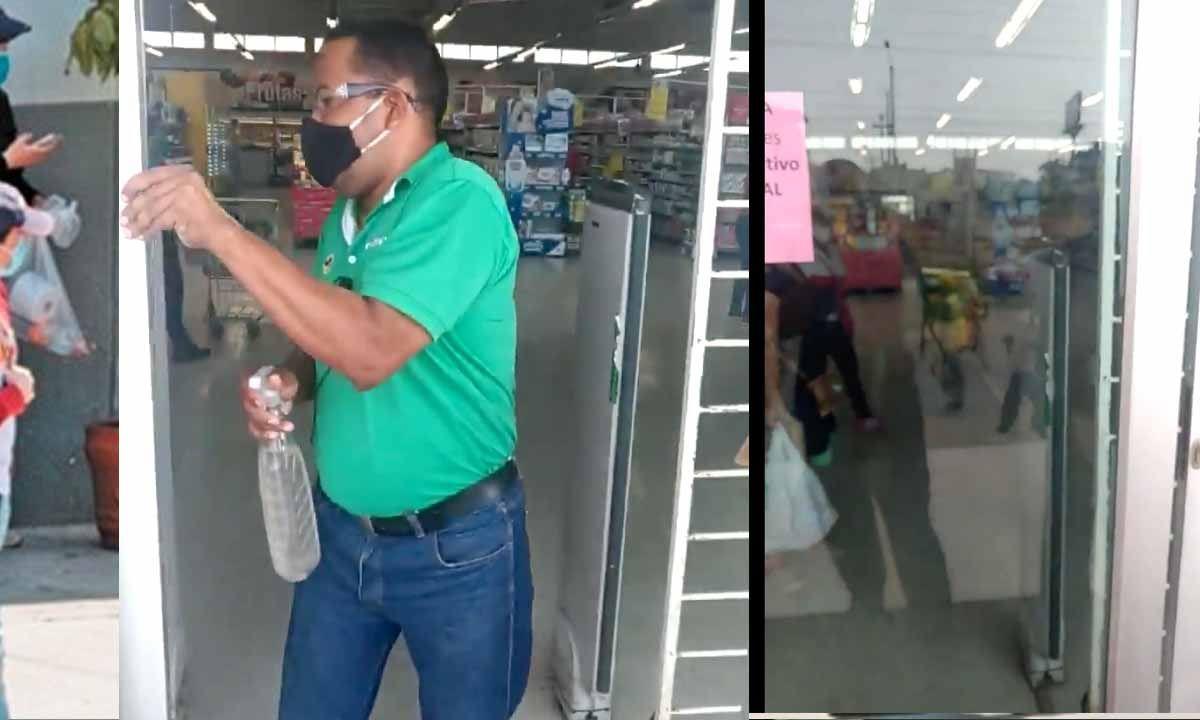 VIDEO: Le prohíben la entrada al supermercado por ser enfermera