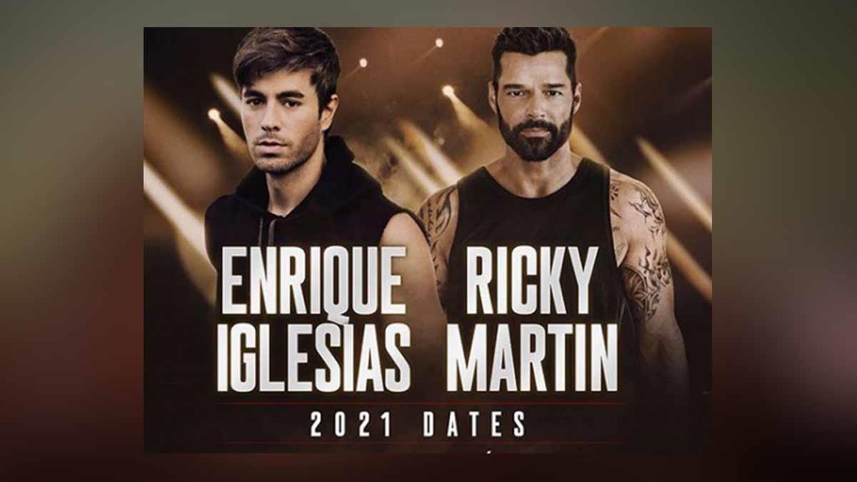 Gira de Ricky Martin y Enrique Iglesias la aplazan un año