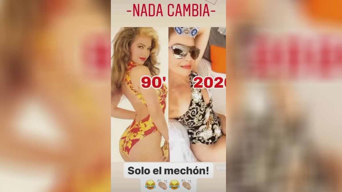 Thalía presume su figura en bikini