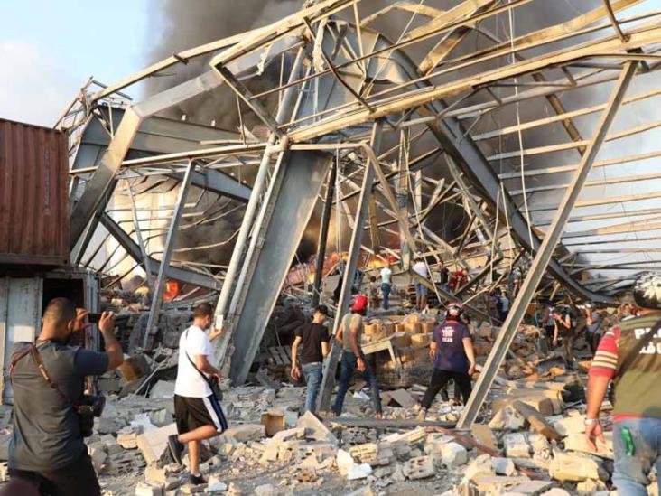 Fuerte explosión sacude Beirut Fuerte explosión sacude Beirut