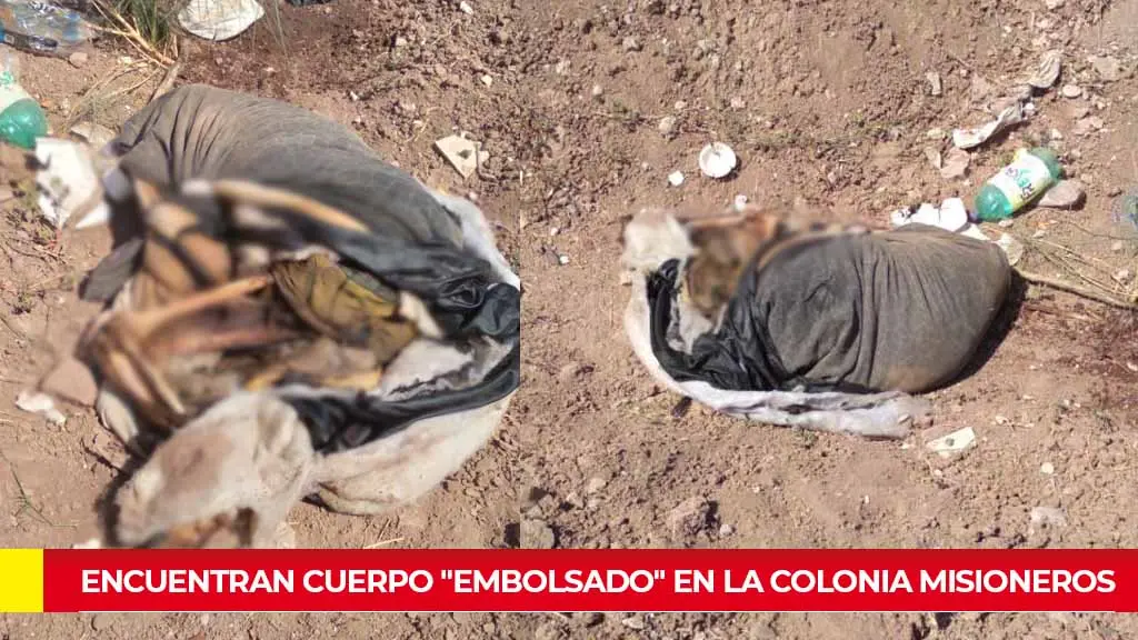 Encuentran cuerpo embolsado en la colonia Misioneros al poniente de Ciudad Obregón