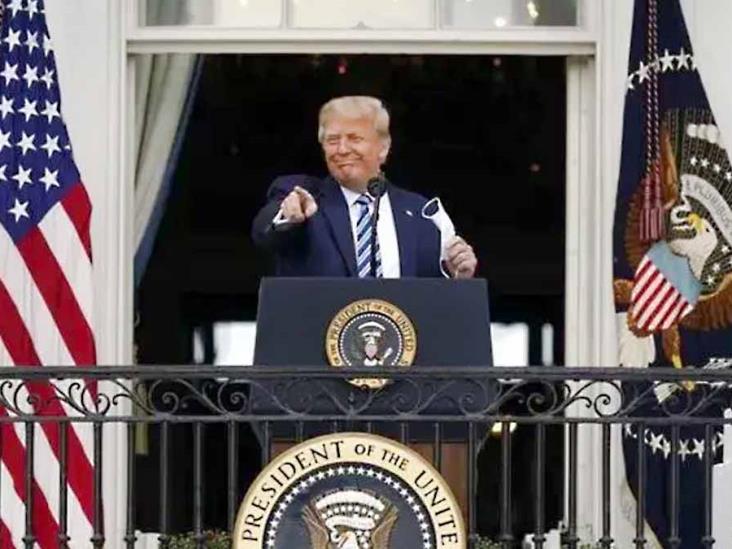 Doland Trump reaparece después de contagiarse de Covid-19 Doland Trump reaparece después de contagiarse de Covid-19