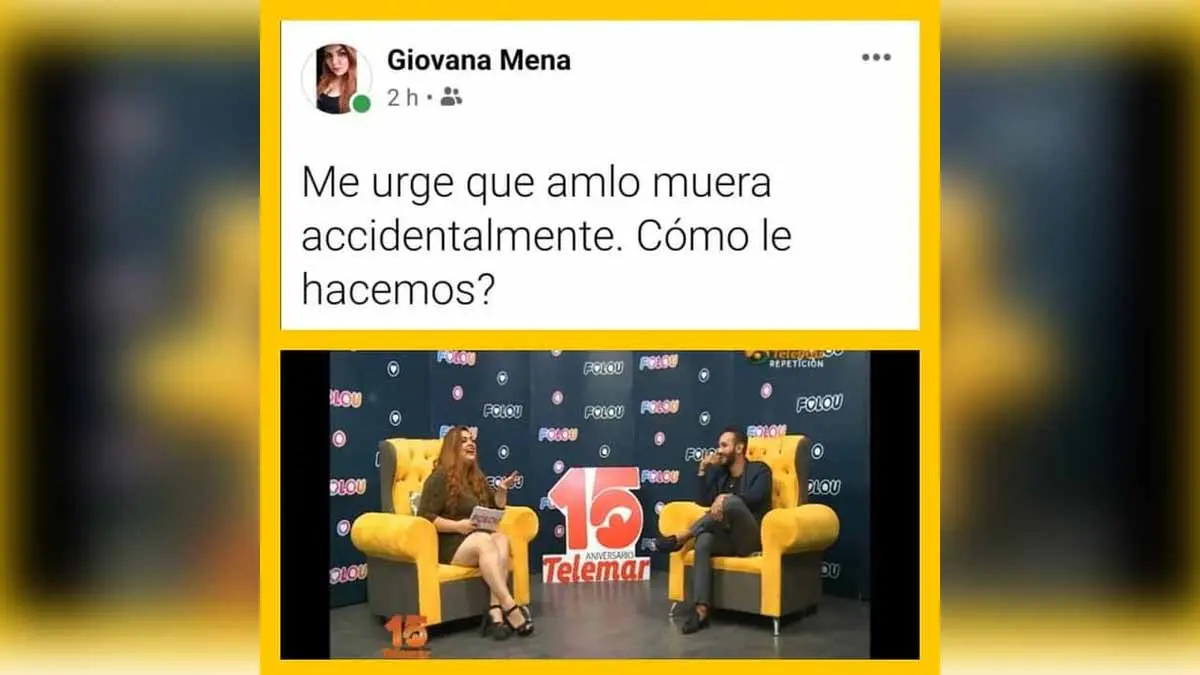 Exigen renuncia de presentadora de TV que llamó a matar a AMLO