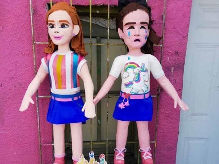 Niñas del pleito del pastel ya tienen su piñata Niñas del pleito del pastel ya tienen su piñata