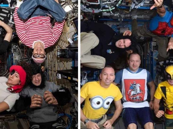 En la Estación Espacial Internacional también celebran Halloween En la Estación Espacial Internacional también celebran Halloween