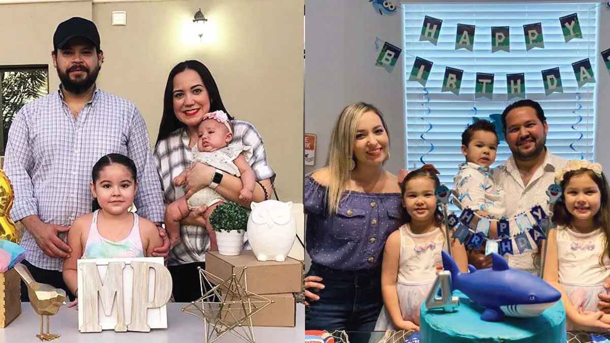 Disfrutan sus cumpleaóos en casa