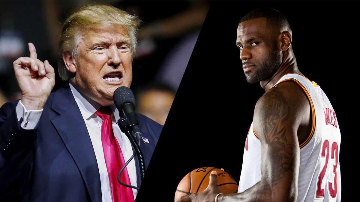 LeBron James y Donald Trump se agarran a dimes y diretes