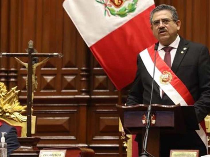Asume Merino presidencia de Peró Asume Merino presidencia de Peró