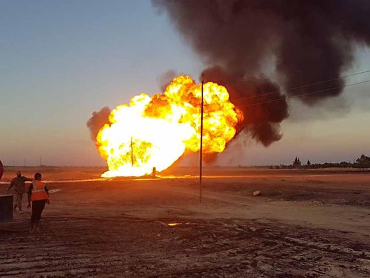 Explota en Hidalgo toma clandestina en ducto de Pemex Explota en Hidalgo toma clandestina en ducto de Pemex