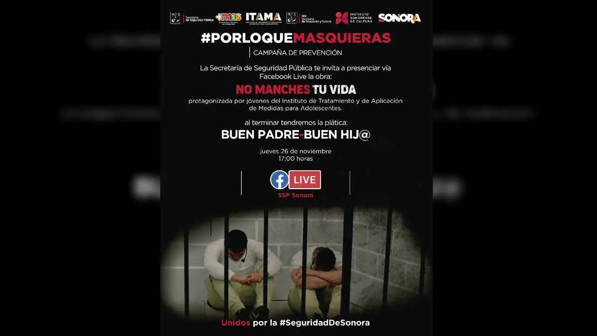 SSP Sonora previene conductas delictivas en jóvenes