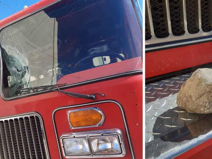 Vandalizan unidad de Bomberos en Hermosillo Vandalizan unidad de Bomberos en Hermosillo