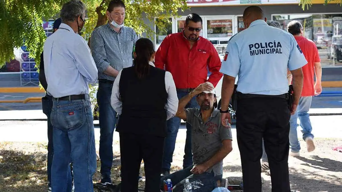 Se parte la cabeza en accidente