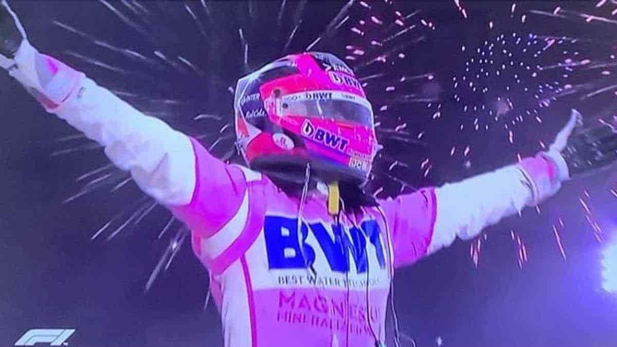 Checo Pérez se alza con su primer triunfo en la Fórmula Uno