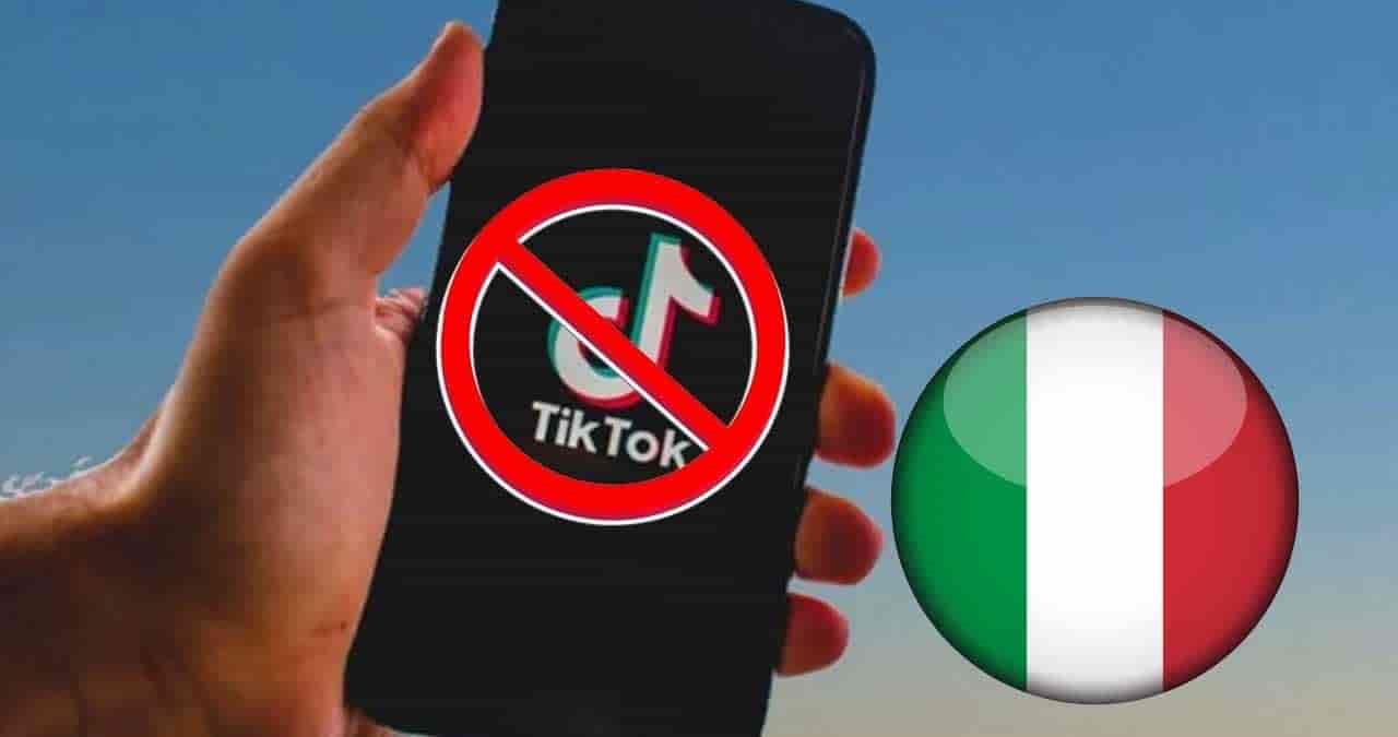 TikTok bloquea usuarios en Italia