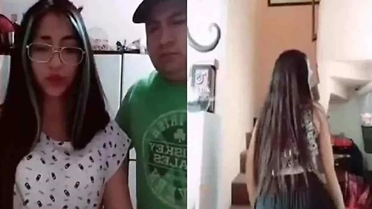 VIDEO: Padre regaña a su hija menor de edad por bailes sensual en TikTok