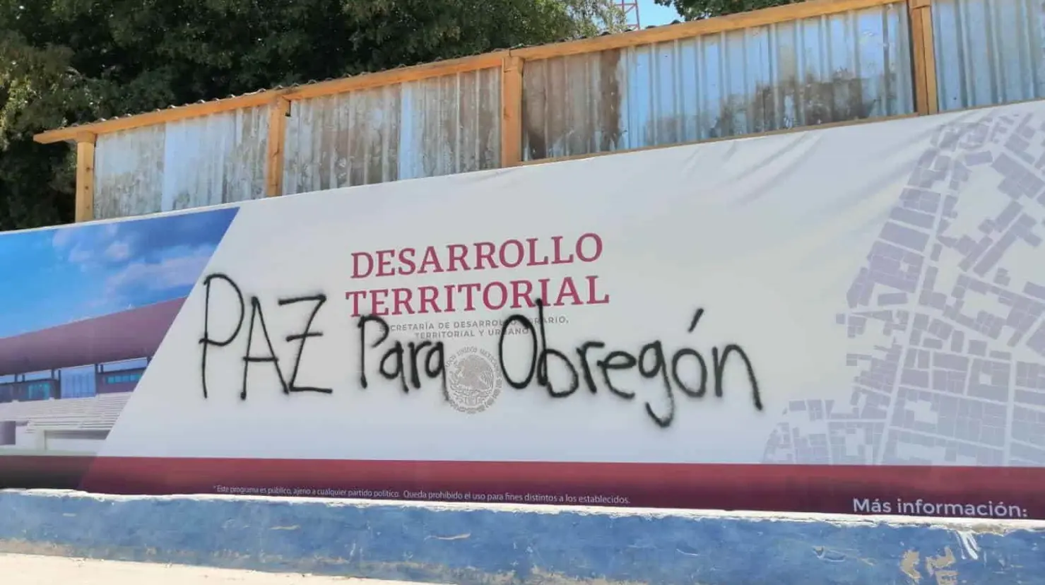 Piden paz para Cajeme: realizan pintas en el TOG