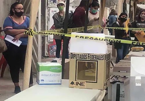 Dejan cabeza humana en casilla electoral de Tijuana