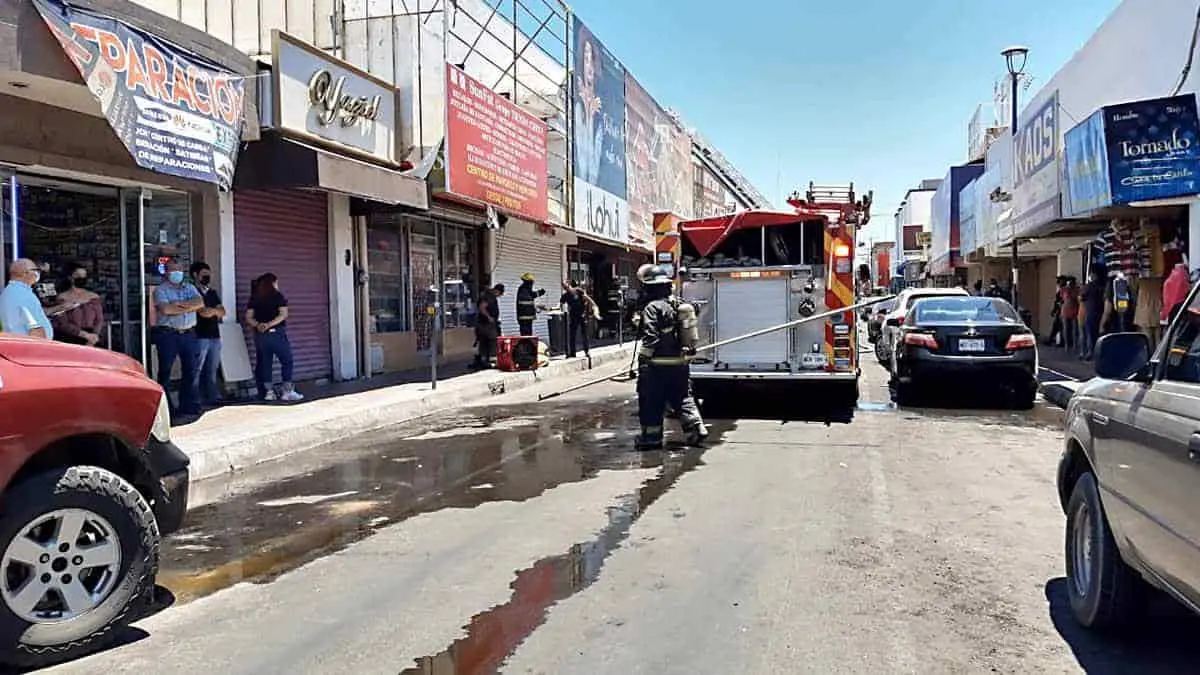 Se quema restaurante de comida china en el Centro de Hermosillo
