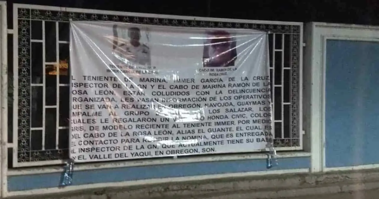 Amanecen varias narcolonas en Ciudad Obregón