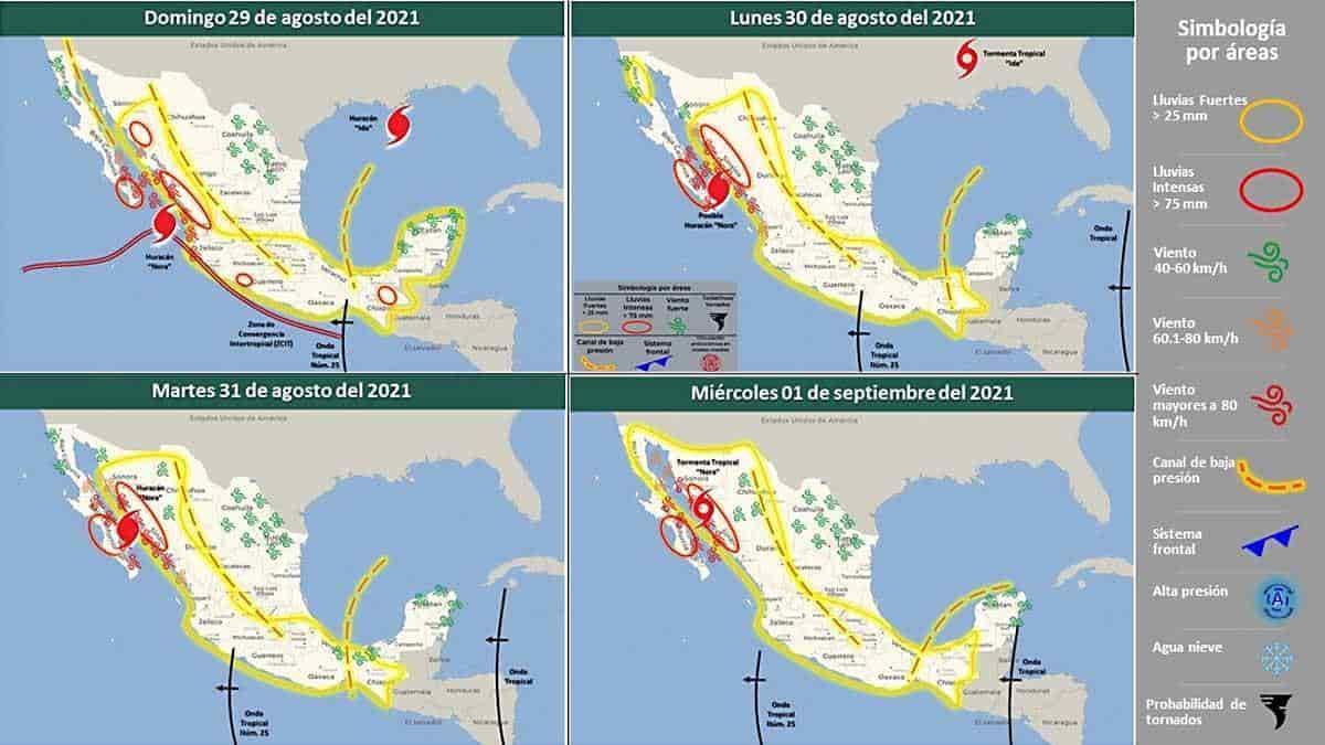 Se eleva alerta en Sonora por huracán Nora”