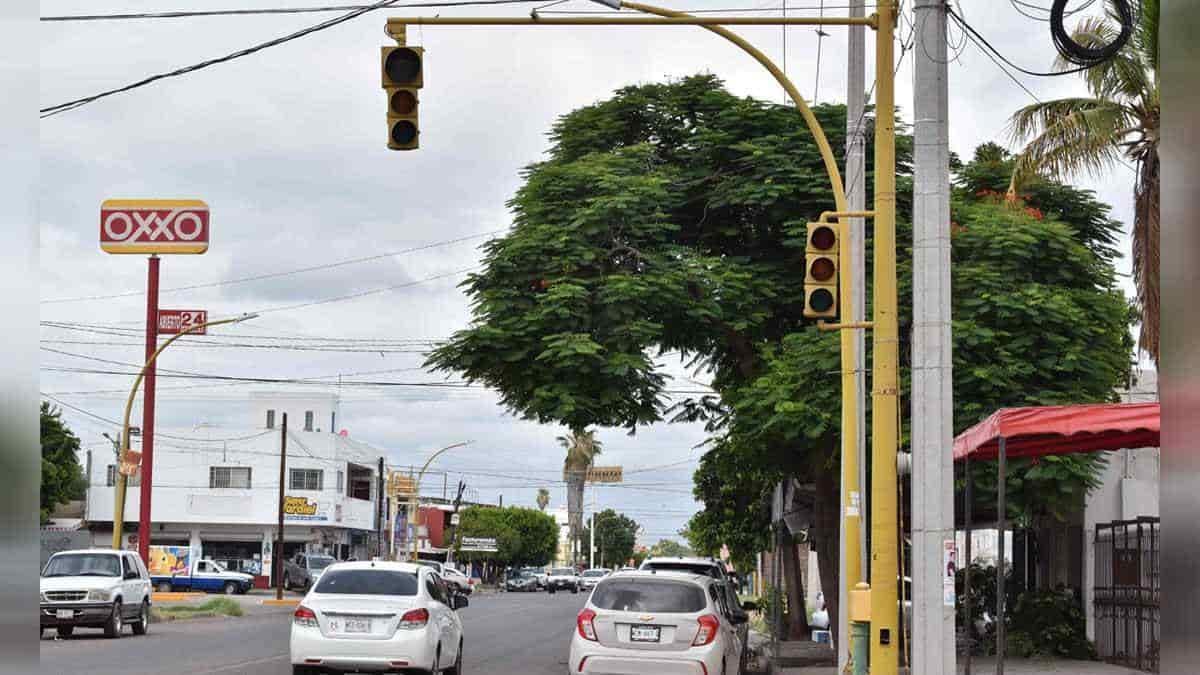 Semáforos de Ciudad Obregón están sin funcionar