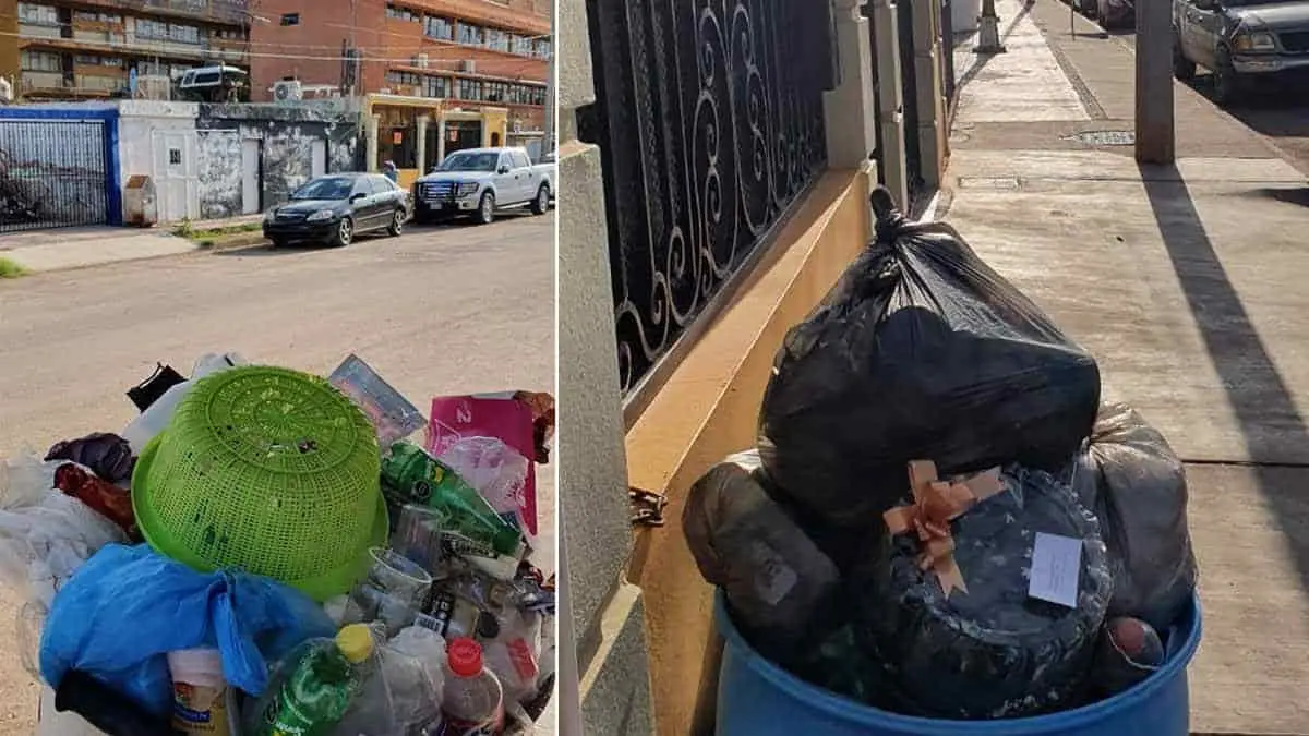 Falla recolecta de basura en calles aledañas al IMSS