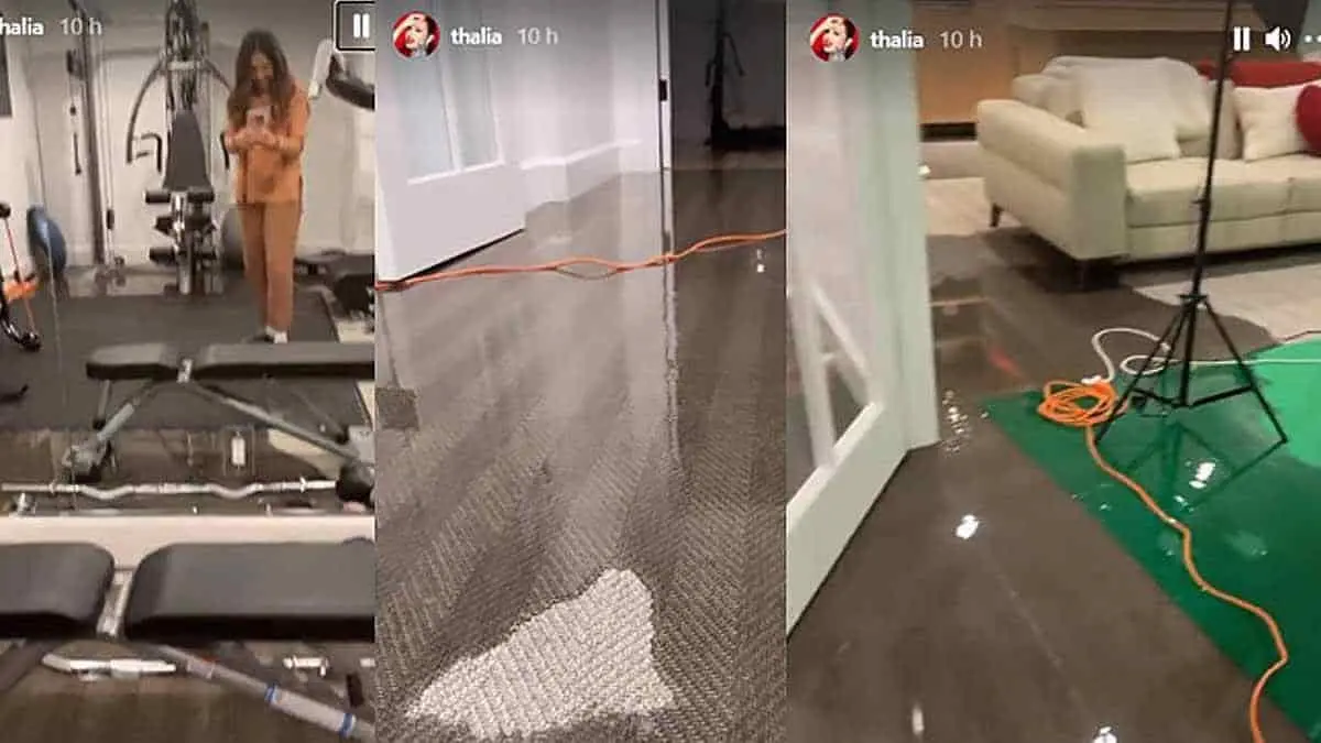 VIDEO. Se inunda la casa de Thalía en Nueva York