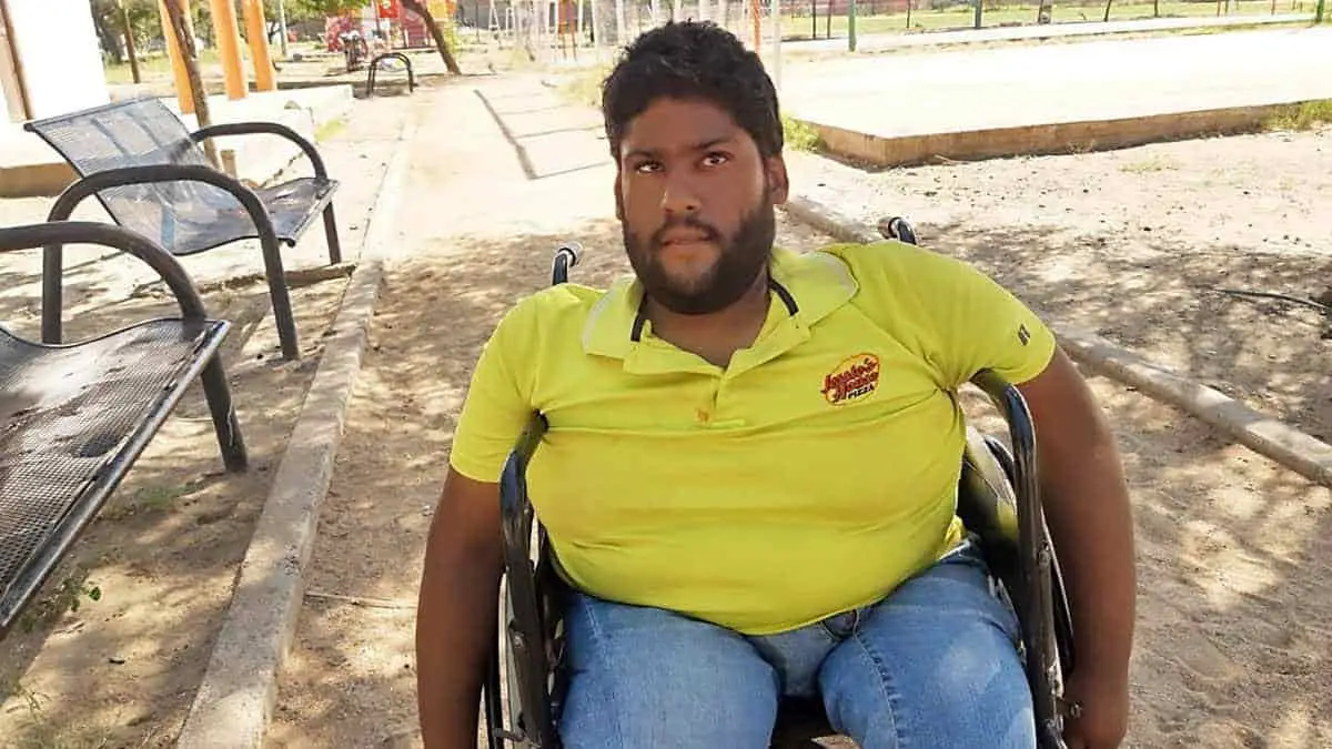 Samuel sueña con jugar basquetbol