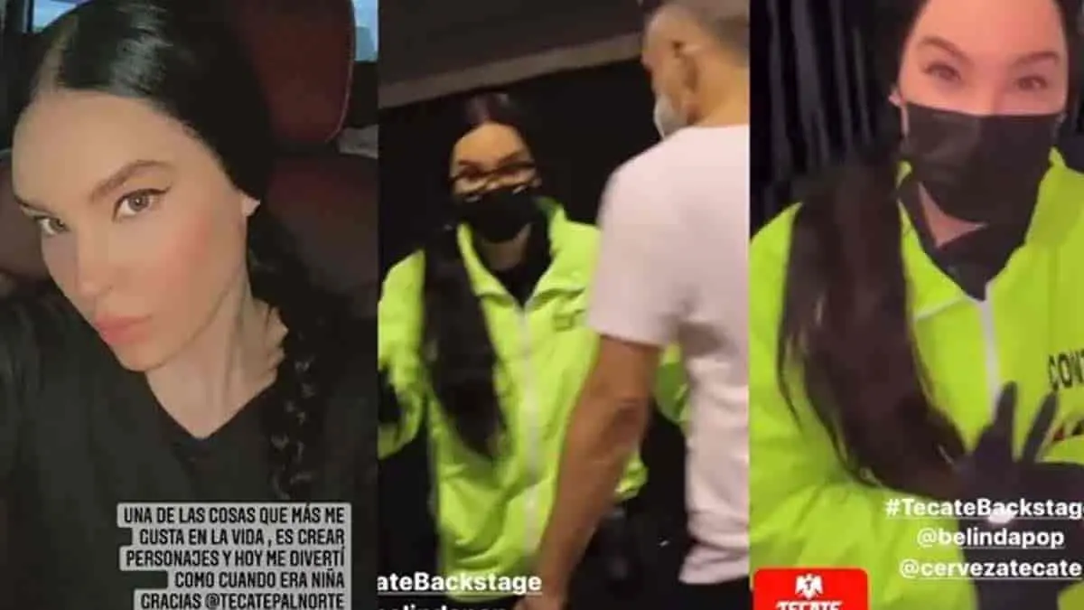 VIDEO. Belinda como guardia de seguridad en Tecate Pa’l Norte