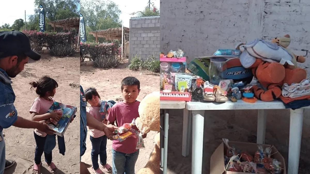 Motoclós apoya a niños marginados