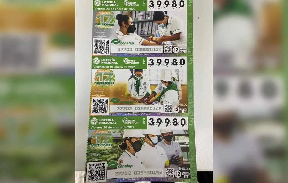 Conmemora Lotería Nacional a CONALEP