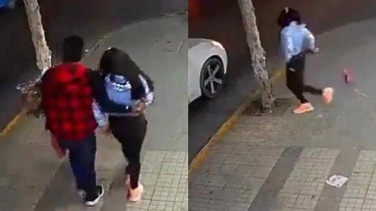 VIDEO: Tira y patea el regalo de su novio para irse con alguien