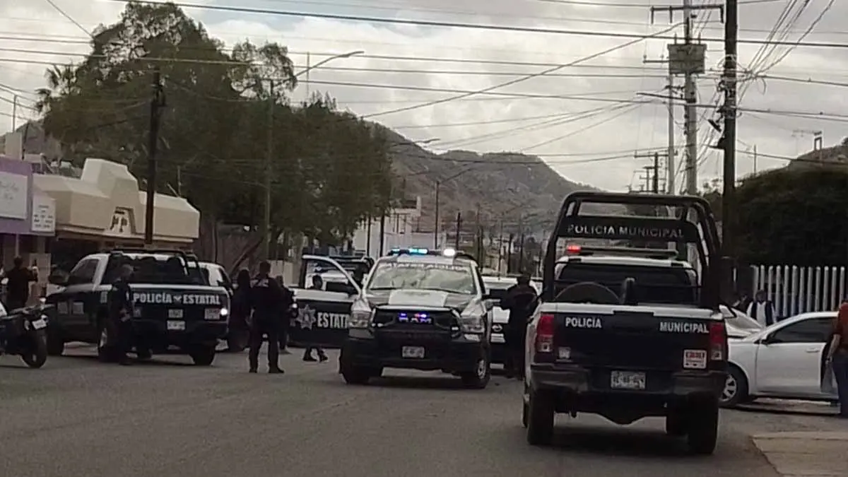 Balacera y espectacular persecución en el centro de Hermosillo