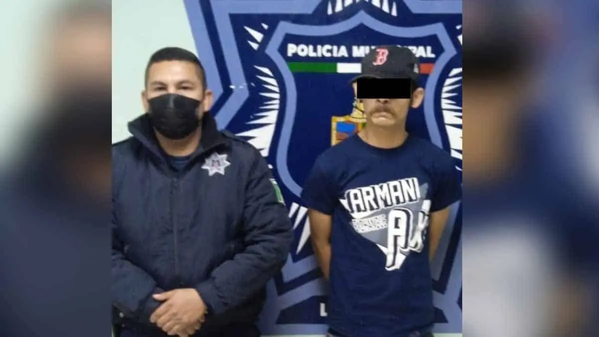 Lo detienen tras dar “cristalazo” a autoservicio