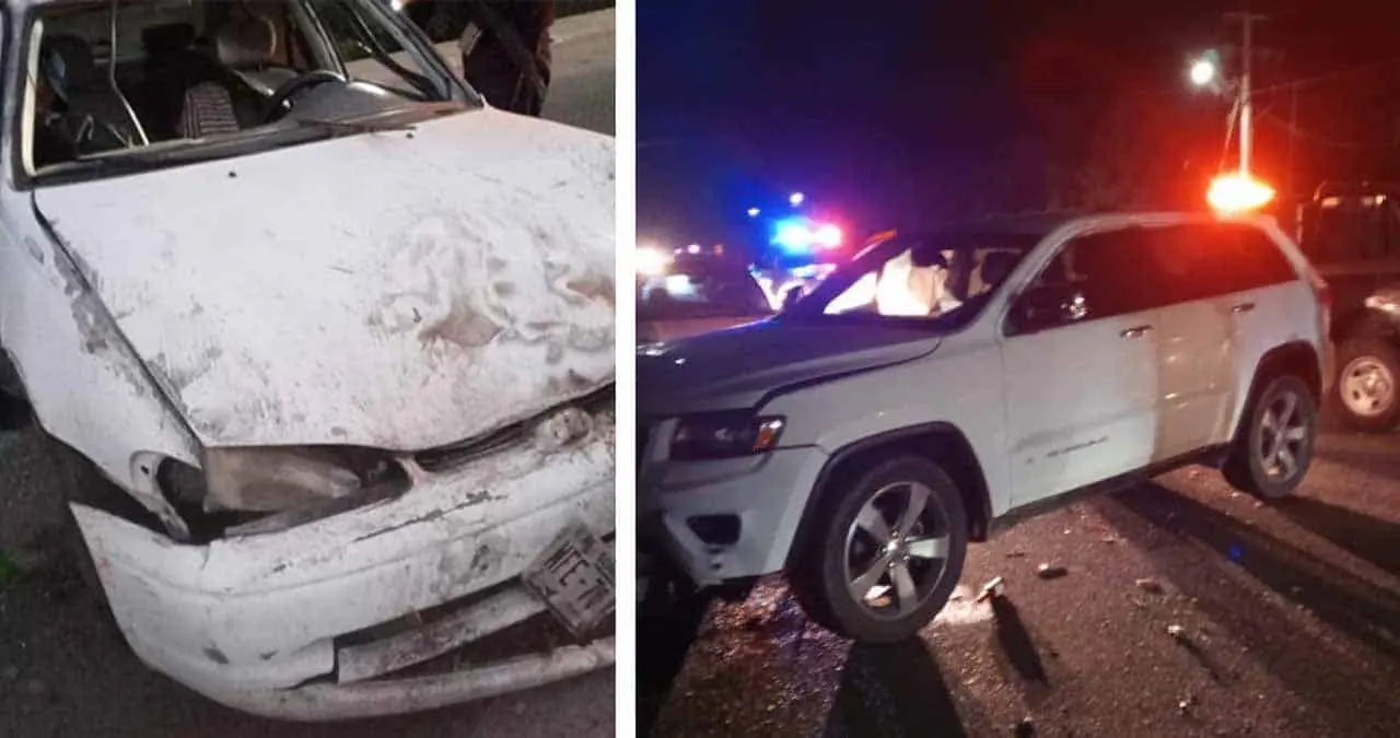 Muere niño en fuerte accidente en Villa Juárez