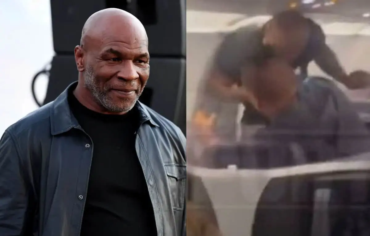 VIDEO. Mike Tyson golpea a hombre dentro de un avión 