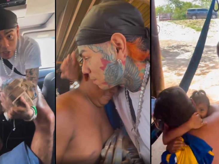 VIDEO: Rapero regala un millón de dólares a familia mexicana VIDEO: Rapero regala un millón de dólares a familia mexicana