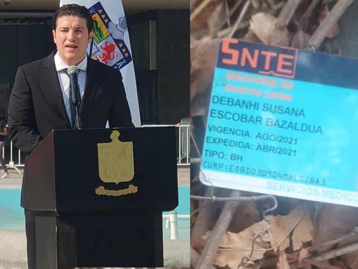Credencial encontrada era viejita: Samuel García Credencial encontrada era viejita: Samuel García