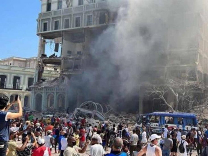 Video. Explosión destruye hotel y sacude La Habana Video. Explosión destruye hotel y sacude La Habana
