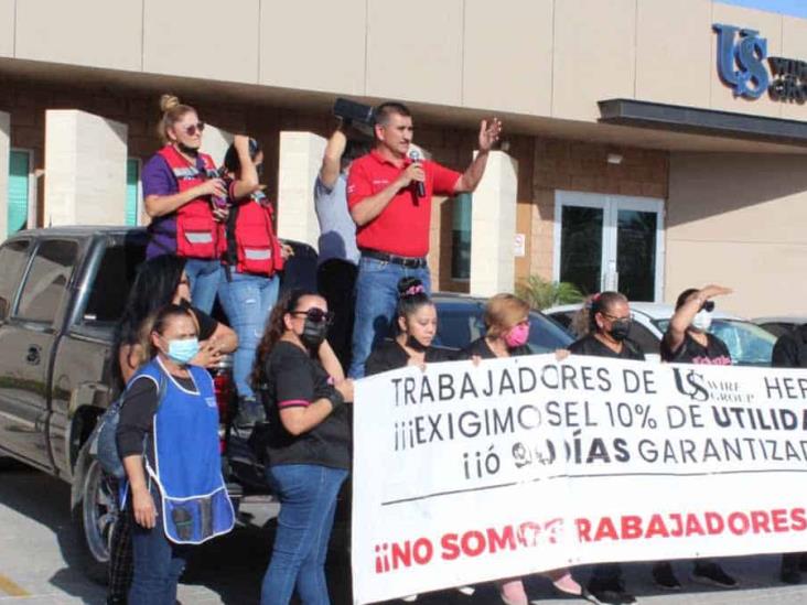 Quieren reparto de las utilidades de forma justa Quieren reparto de las utilidades de forma justa