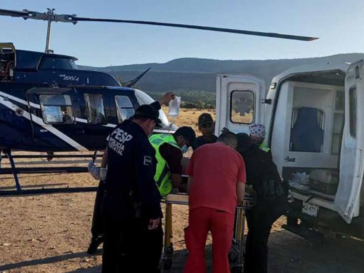Trasladan vía aérea a embarazada de Yécora a Obregón Trasladan vía aérea a embarazada de Yécora a Obregón