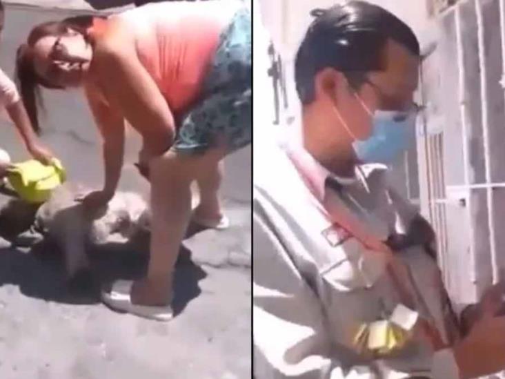 VIDEO. Empleado de CFE mata a sangre fría a perrita por ladrarle VIDEO. Empleado de CFE mata a sangre fría a perrita por ladrarle