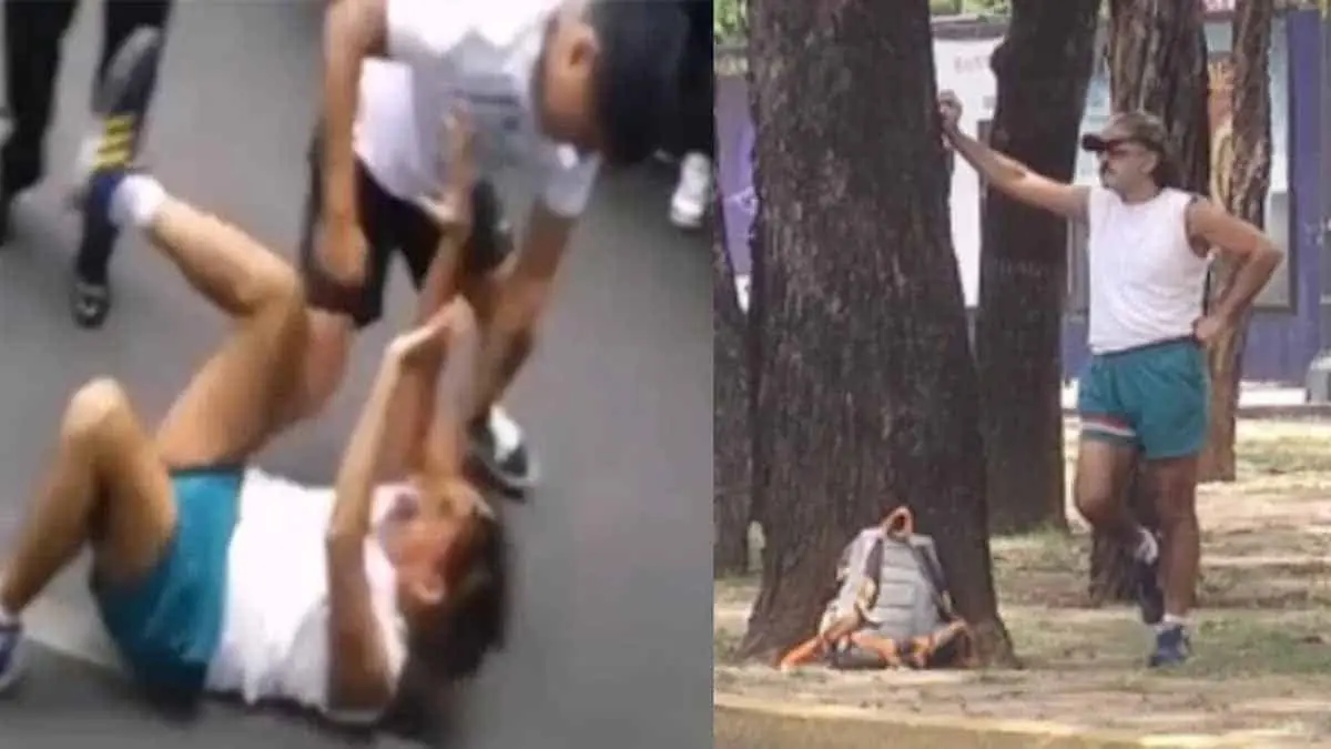VIDEO. Pelea de profesor contra alumno se viraliza en redes