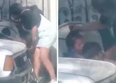 VIDEO. Graban a mujer golpeando brutalmente a sus hijos VIDEO. Graban a mujer golpeando brutalmente a sus hijos