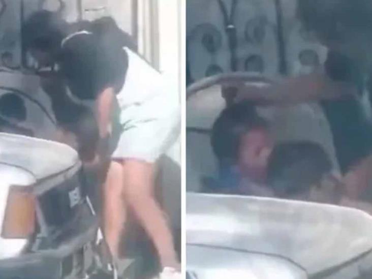 VIDEO. Graban a mujer golpeando brutalmente a sus hijos VIDEO. Graban a mujer golpeando brutalmente a sus hijos