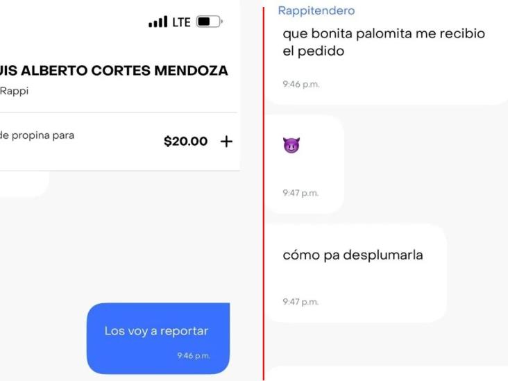 Usuaria exhibe acoso por parte de un repartidor de "Rappi" Usuaria exhibe acoso por parte de un repartidor de "Rappi"