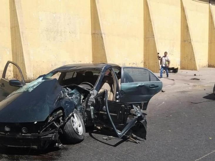 Termina "arrancón" en accidente Termina "arrancón" en accidente