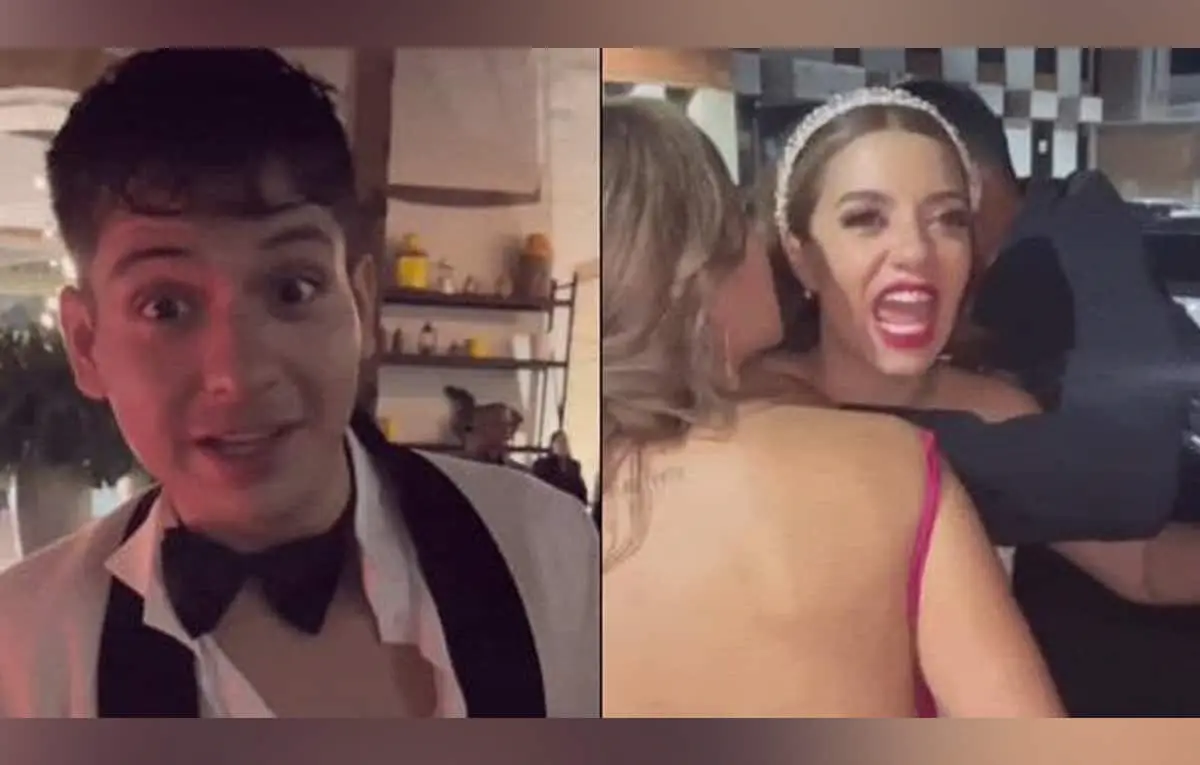 Video. se viraliza pareja que terminó borracha en su boda