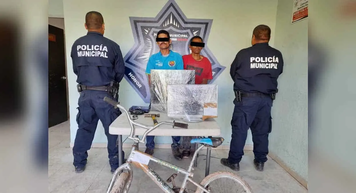 Capturan a presuntos ladrones